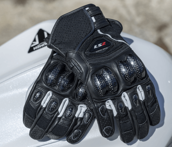 LS2 Spark II Leather Black/H-V MAN